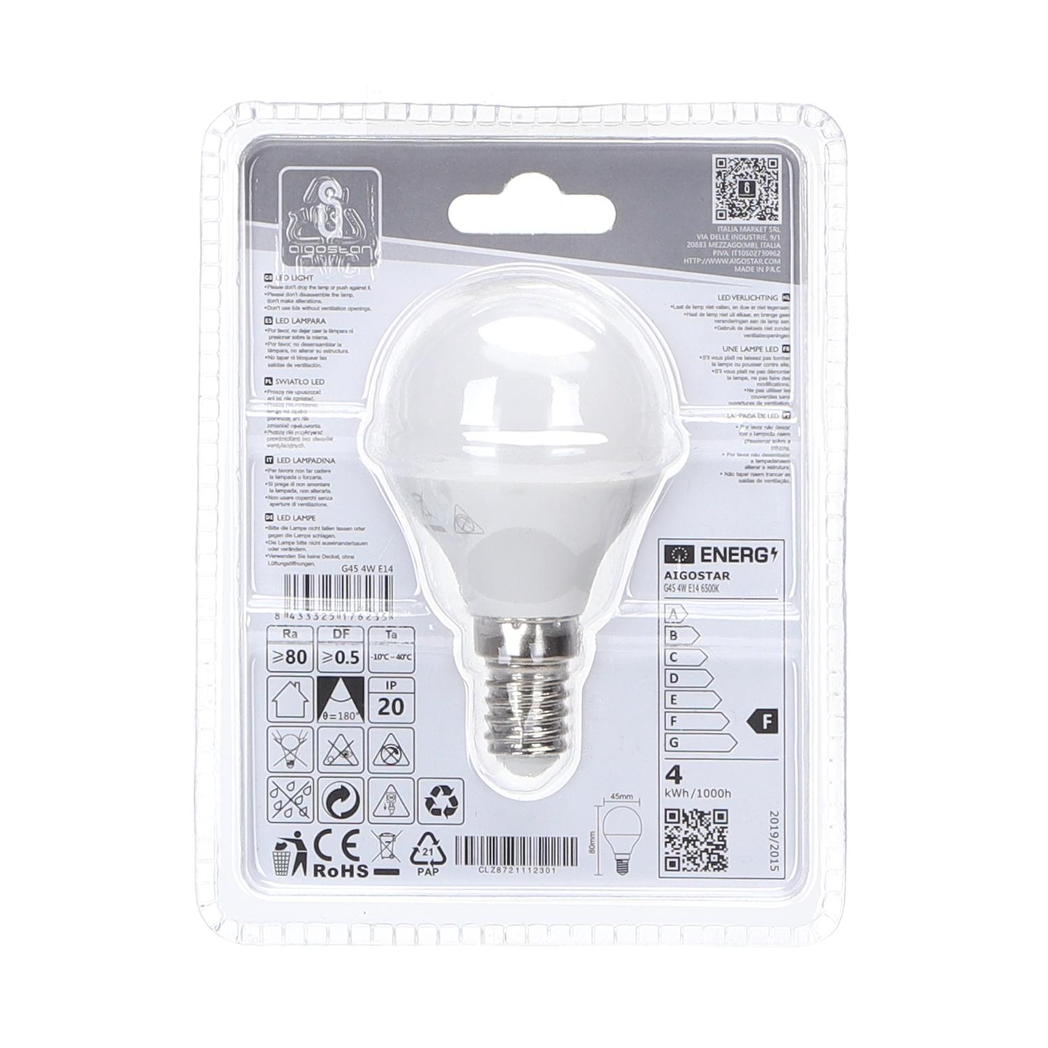 LED G45 E14 4W