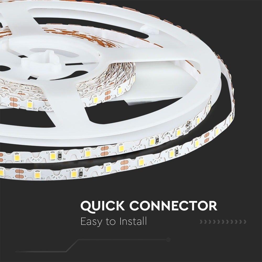 VT-2835-60 4W/M LED STRIP LIGHT - S SHAPE WITH 3000K 12V,IP20 (5M/ROLL)