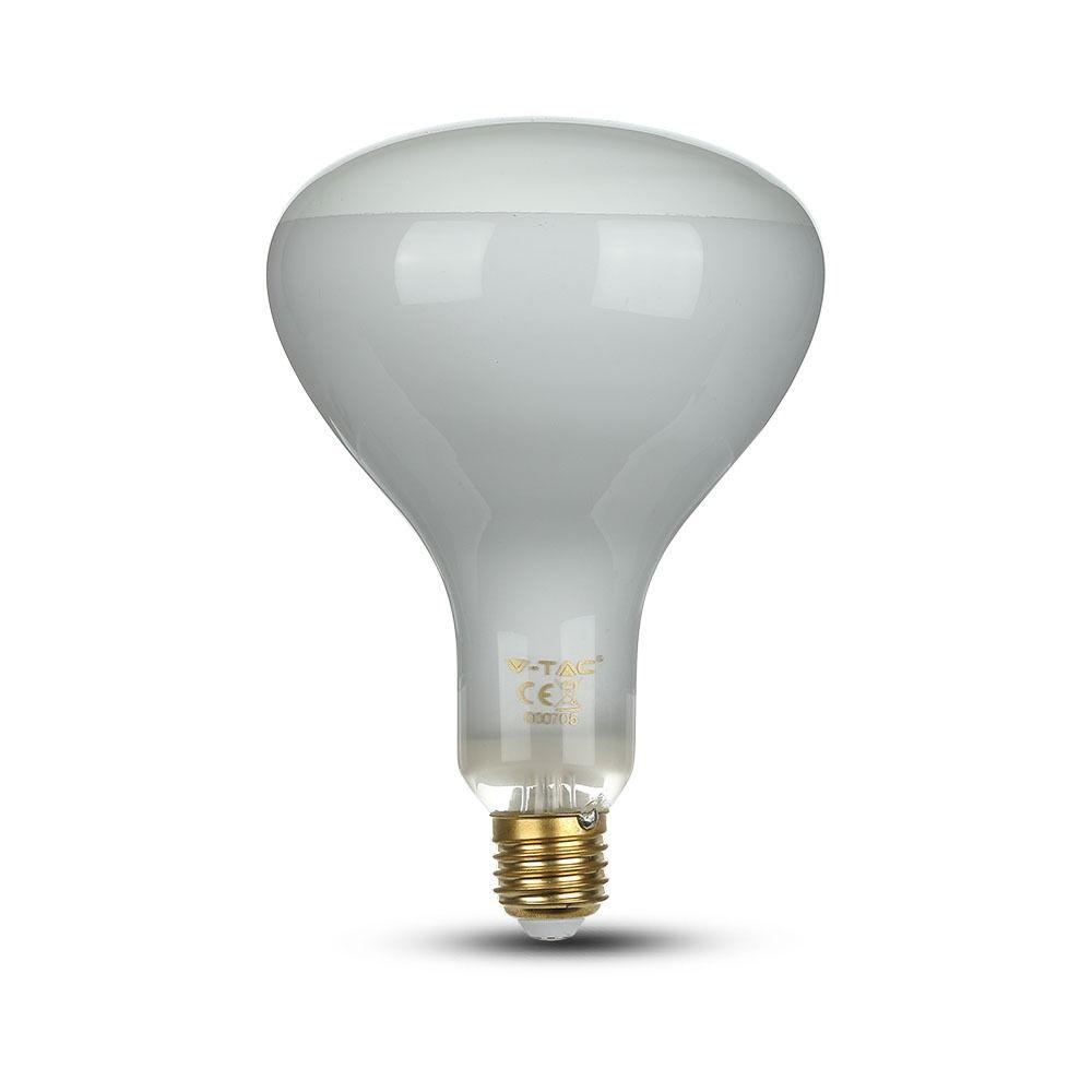 8W Żarówka LED Filament R125, Barwa:4000K, Ściemniana, Trzonek:E27, VTAC, SKU 7467