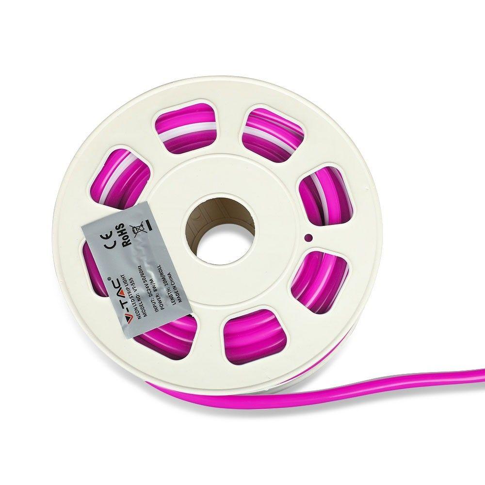 VT-555 8W/M NEON FLEX PINK 24V (10M/ROLL)(PRICE PER M)