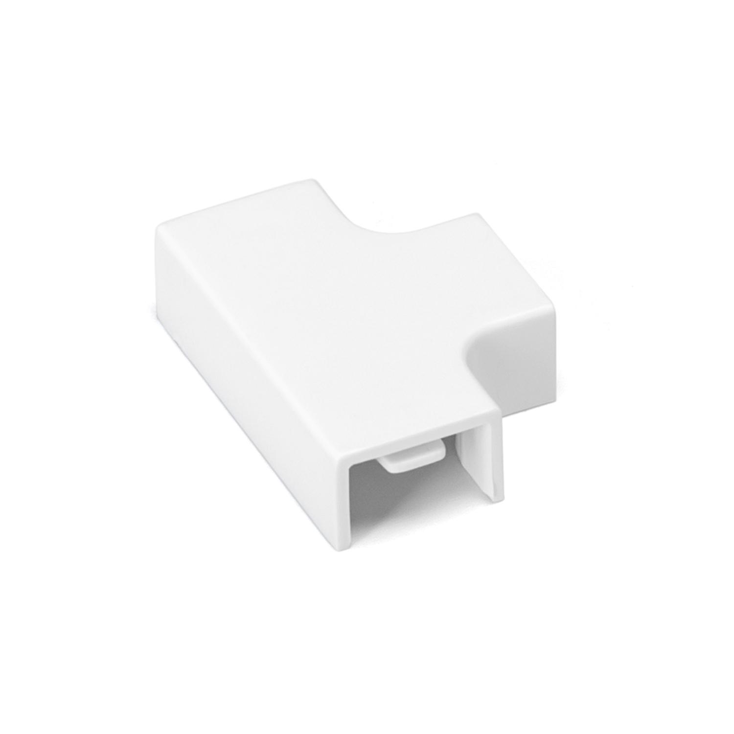 PVC Square Trunking Tee Bend White 15*10mm 4pcs