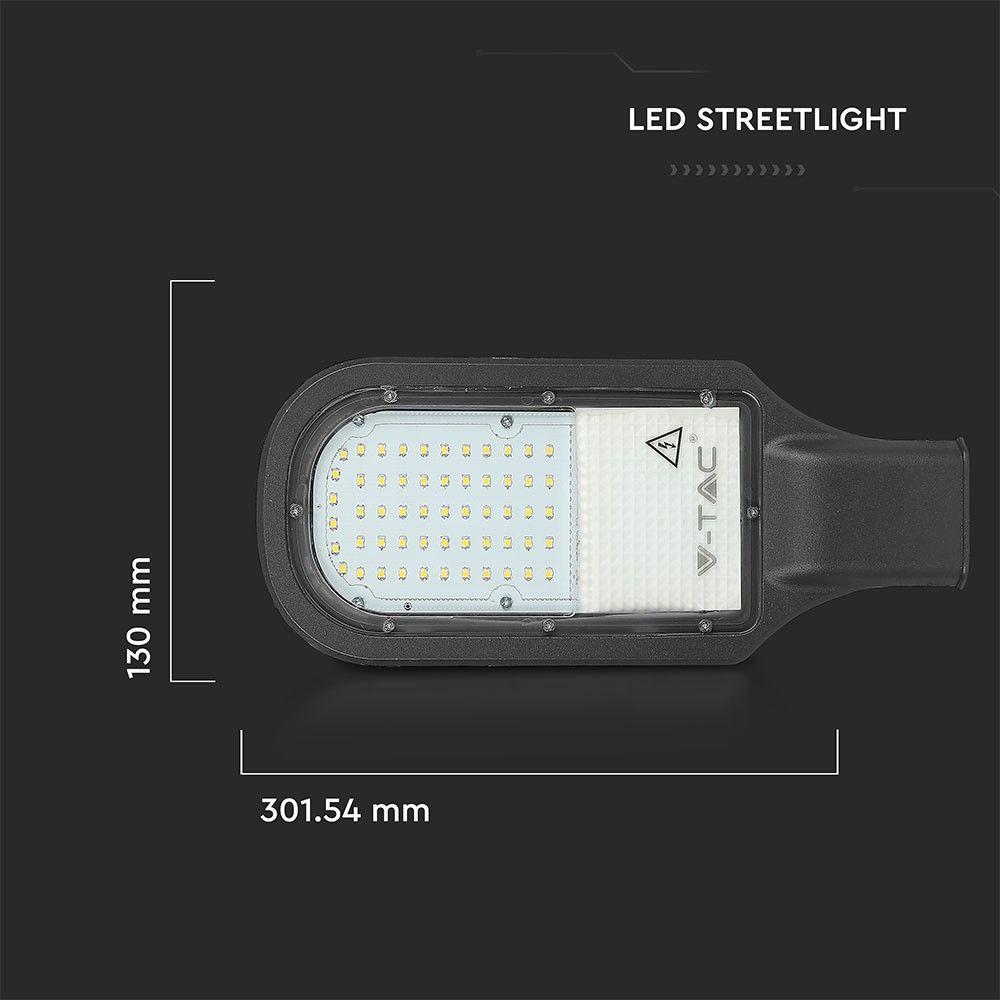 30W Lampa uliczna LED, Chip SAMSUNG, Barwa:4000K, 3 LATA GWARANCJI , VTAC, SKU 537