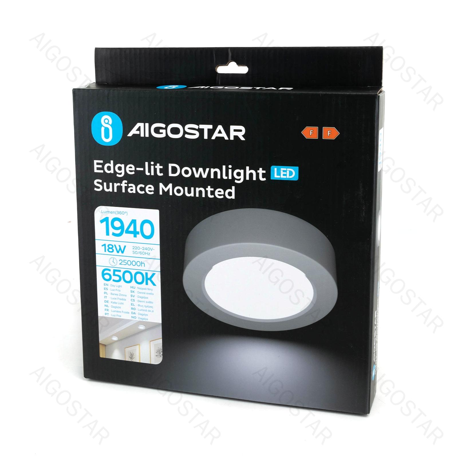 Downlight natynkowy okrągły LED 18W Światło białe