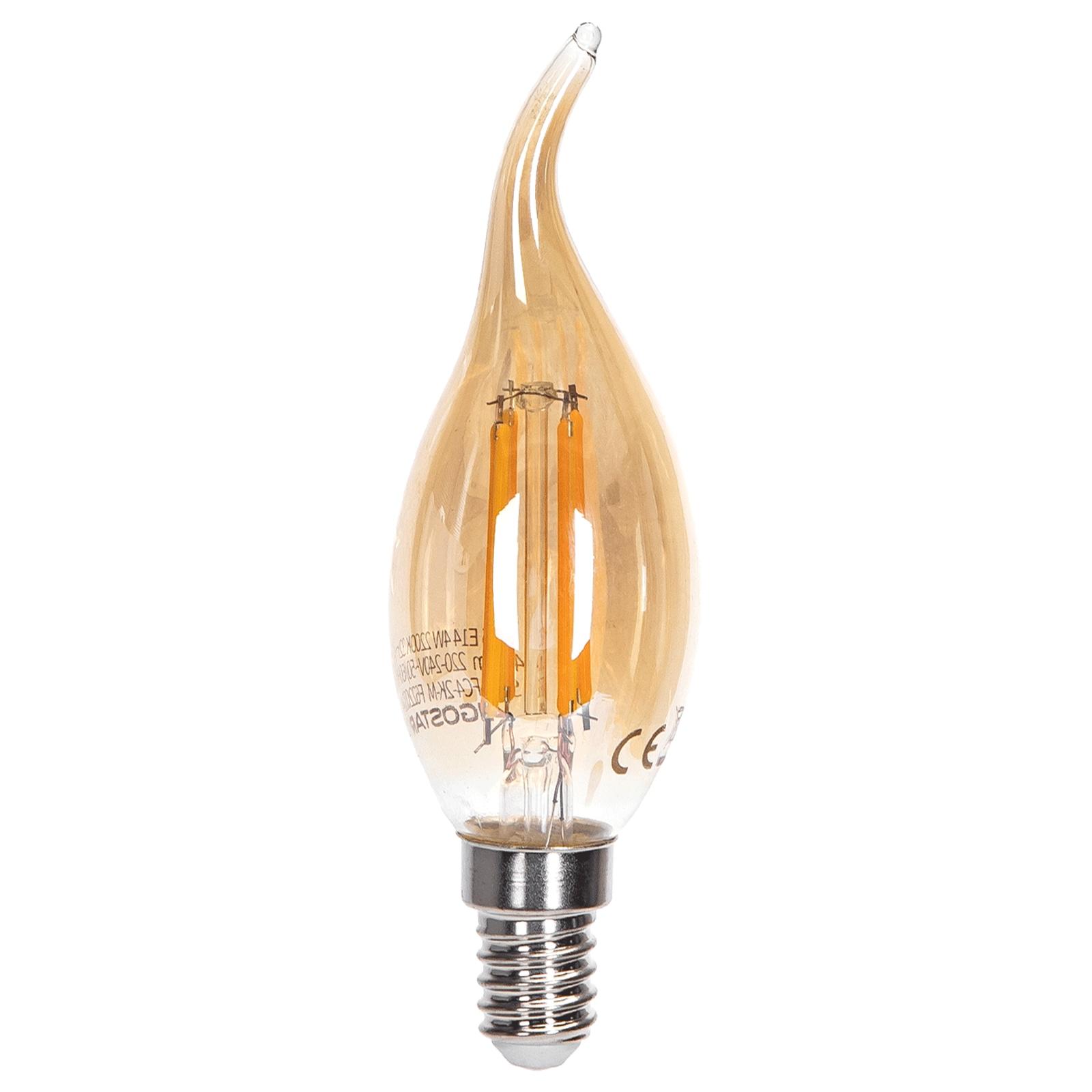 LED Wind Blow Filament Bulb C35 E14 4W