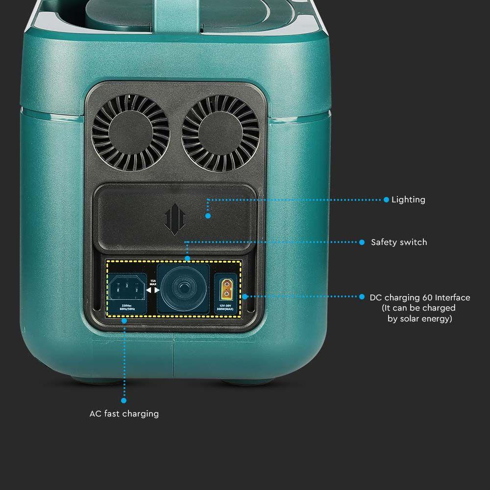 PRZENOŚNY BANK ENEREGII VT-1001 O MOCY 1000W; 46.9Ah/22.4V, VTAC, SKU 11443