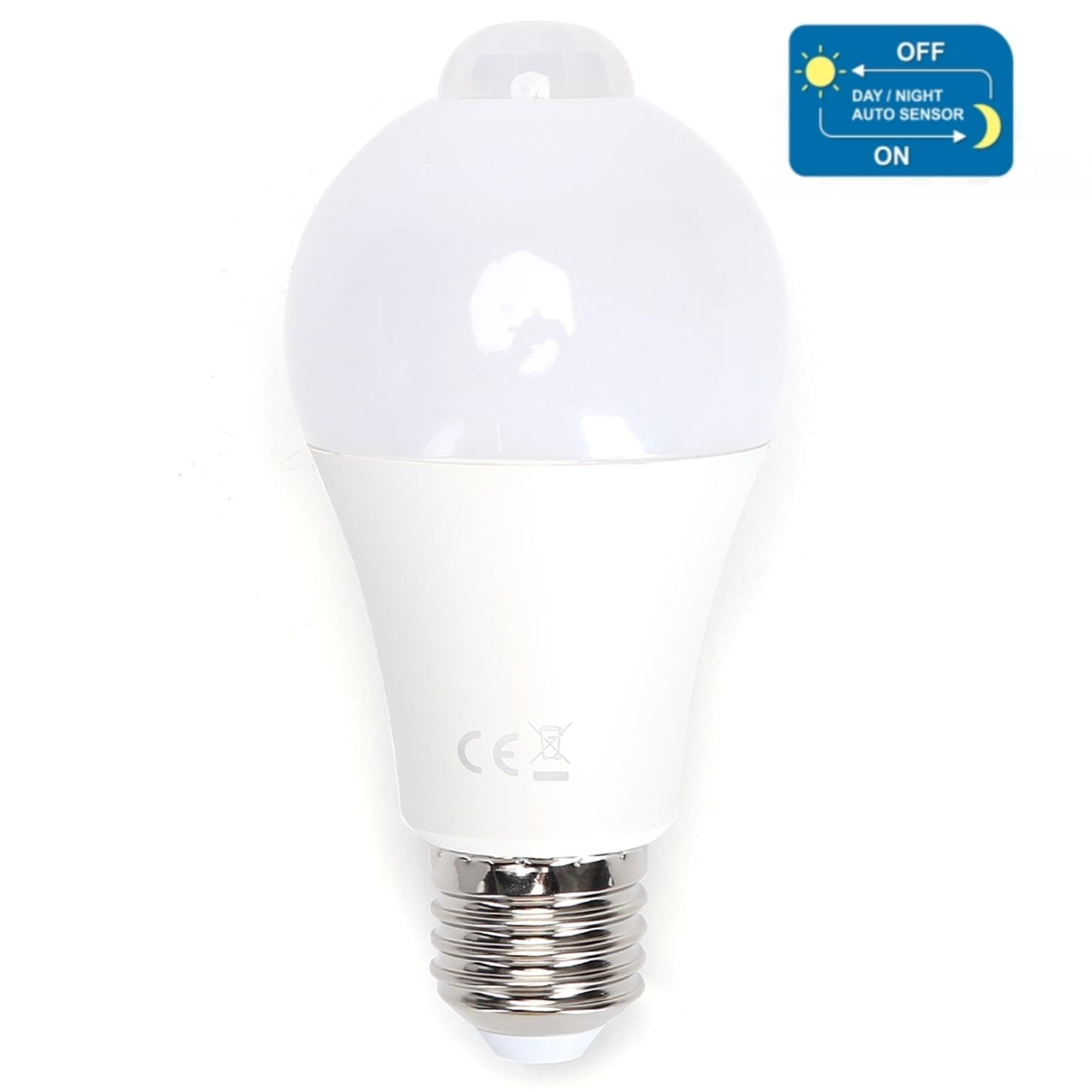 LED A60 E27 6W z czujnikiem podczerwieni(6W,E27,3000K)