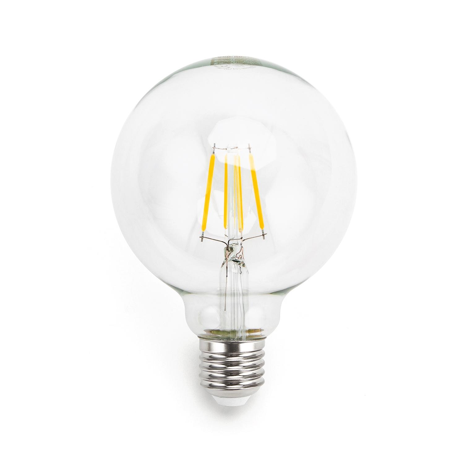 LED Filament Bulb (Clear) G95 E27 4W