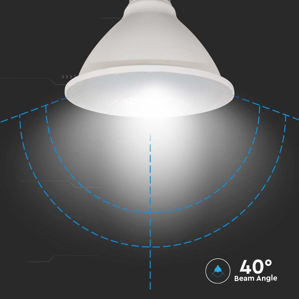 11W PAR 30 Żarówka LED, Chip SAMSUNG, Barwa:6500K, Trzonek:E27, VTAC, SKU 21155