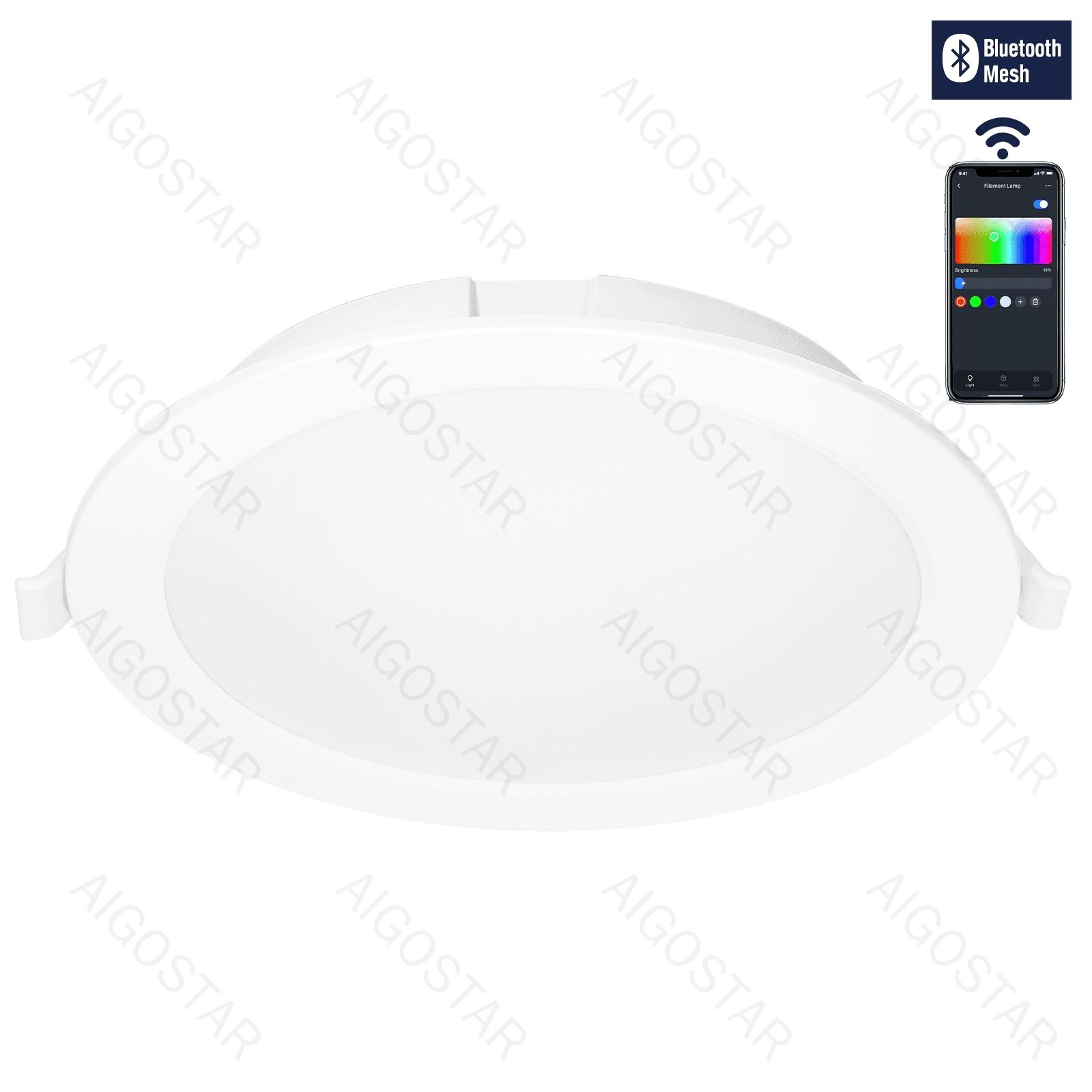 Inteligentny downlight Bluetooth MESH 15W RGB+CCT