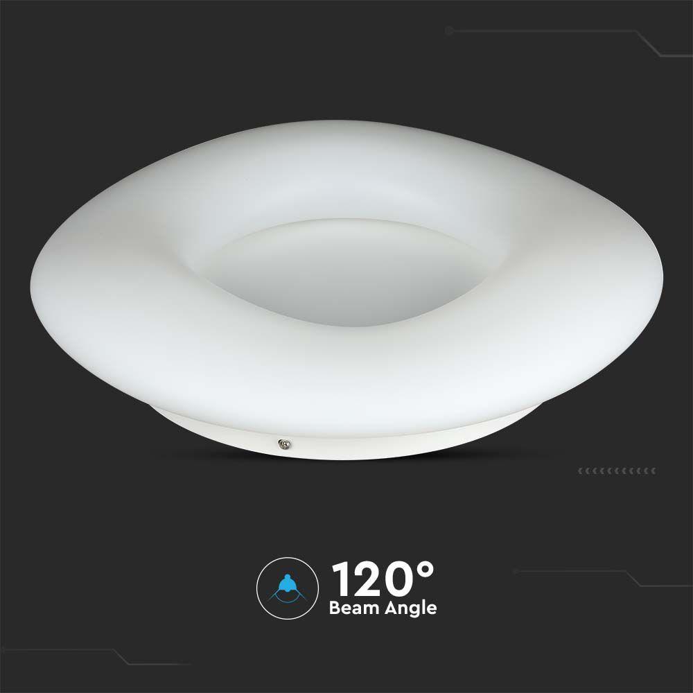 82W Lampa Wisząca, Okrągła, Ściemniana, Biały, VTAC, SKU 213969