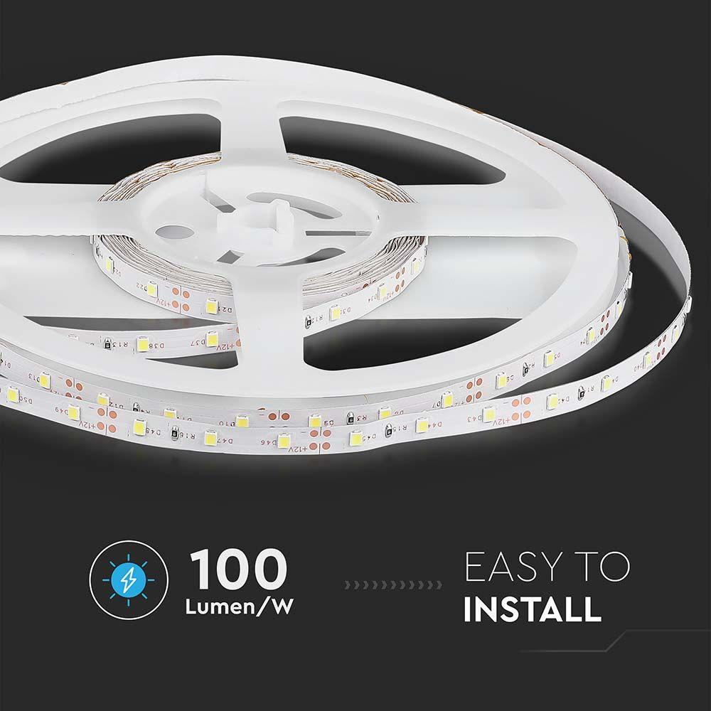 VT-3528 60 3.2W LED STRIP LIGHT BLUE IP20 (5M/ROLL)(PRICE PER M)