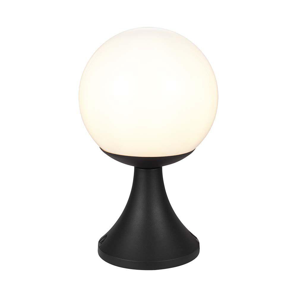 VT-1230 STAND LAMP(1*E27)-MATT BLACK-OPAL PLASTIC BALL