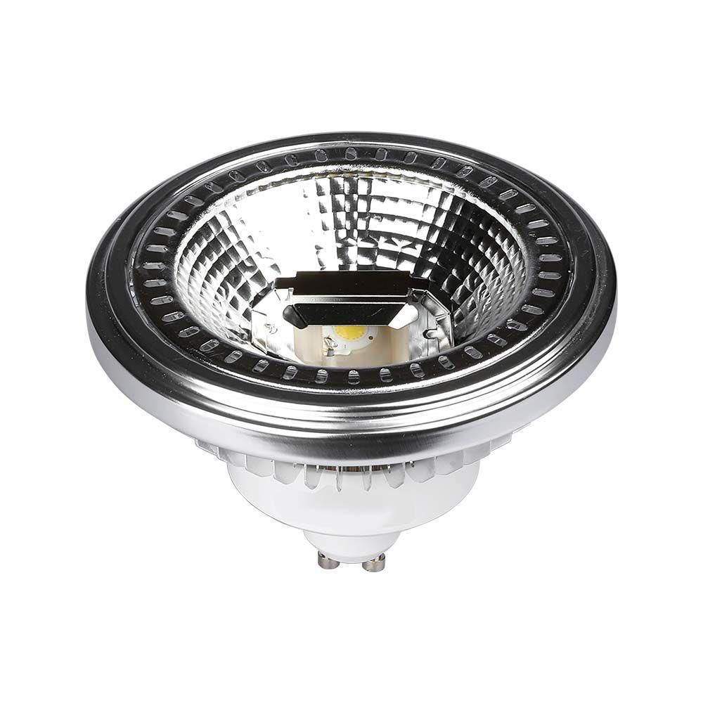 12W AR111 LED SPOTLIGHT, Barwa:4000K, Trzonek:GU10, Ściemniana, VTAC, SKU 217235