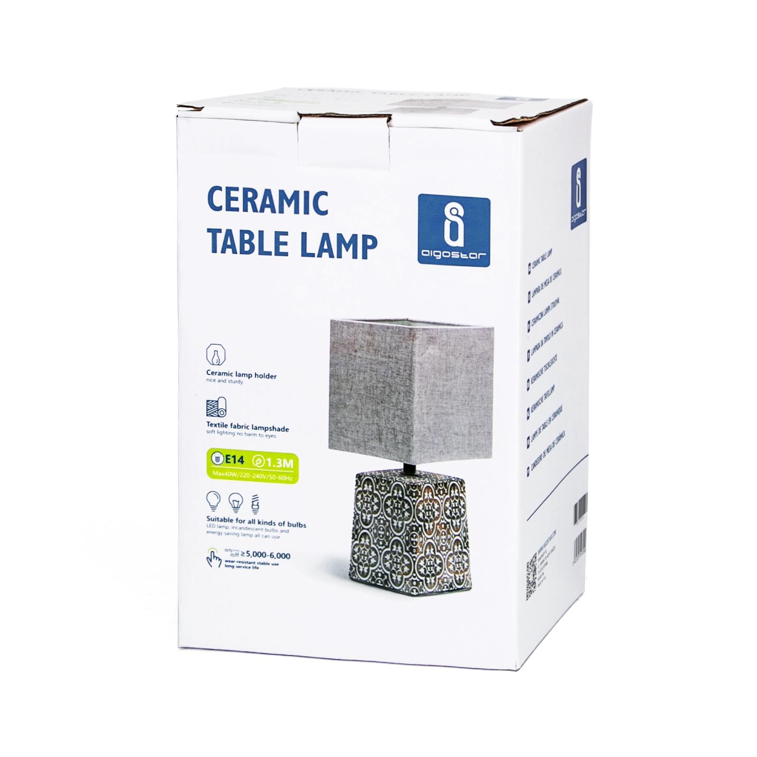 Ceramic Table Lamp (Without Light Source) E14