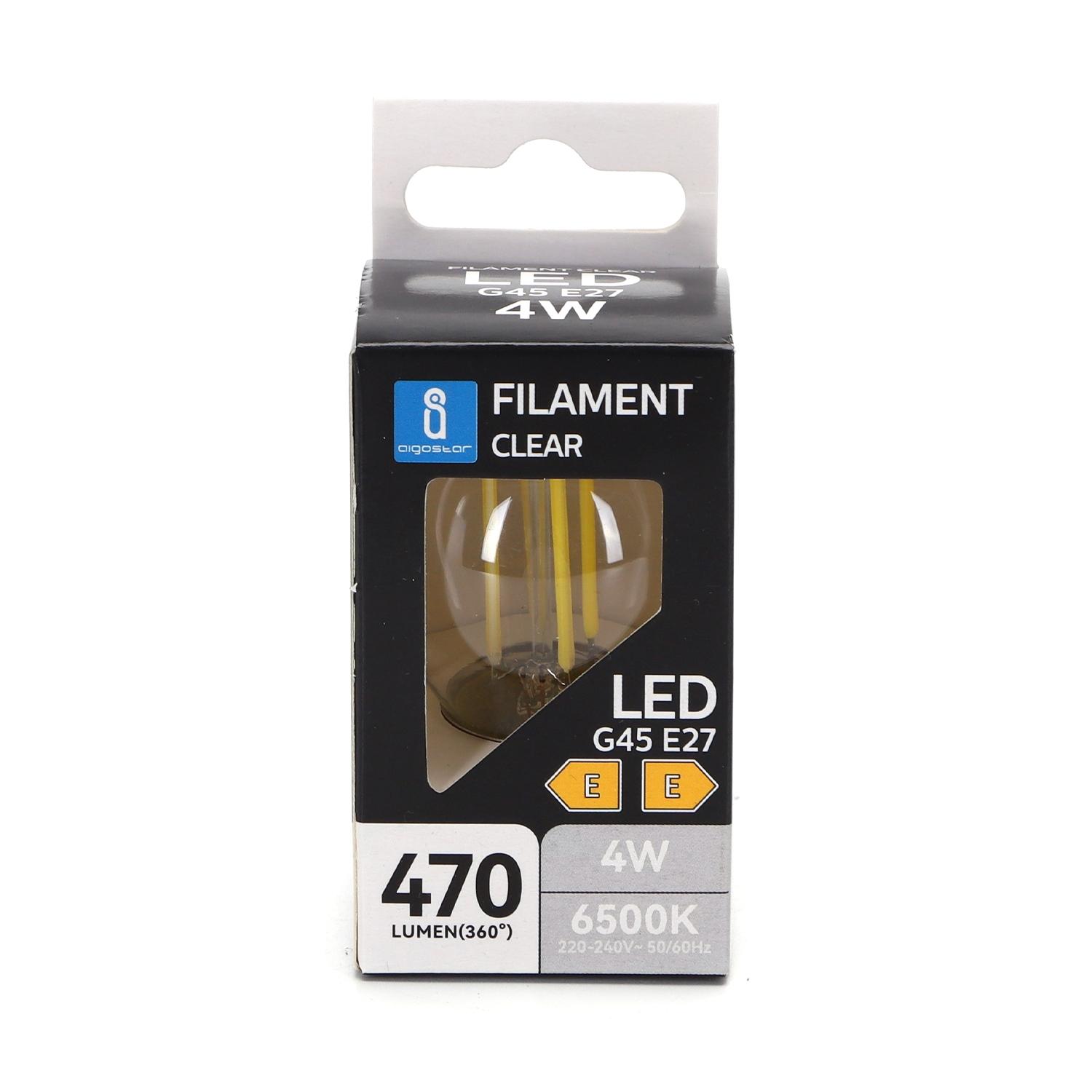 LED filament lamp G45