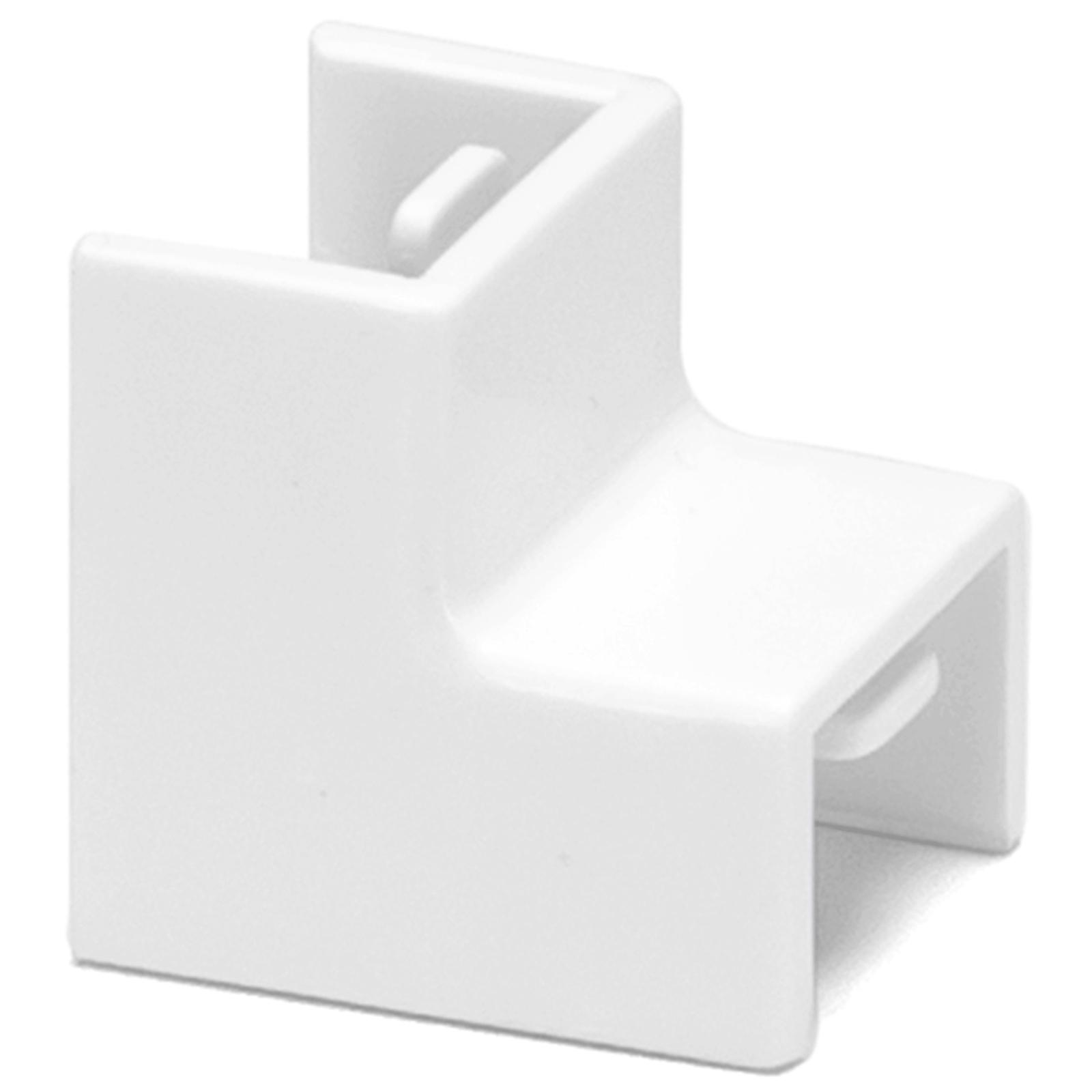 PVC Square Trunking Internal Bend White 15*10mm 4pcs