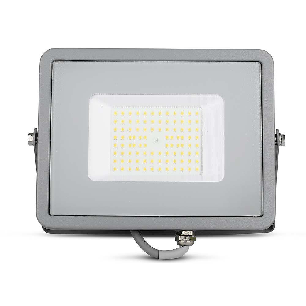 50W Naświetlacz LED SMD, Chip SAMSUNG, Barwa:6500K, Obudowa: Szara , Wydajność: 115lm/w, VTAC, SKU 21765