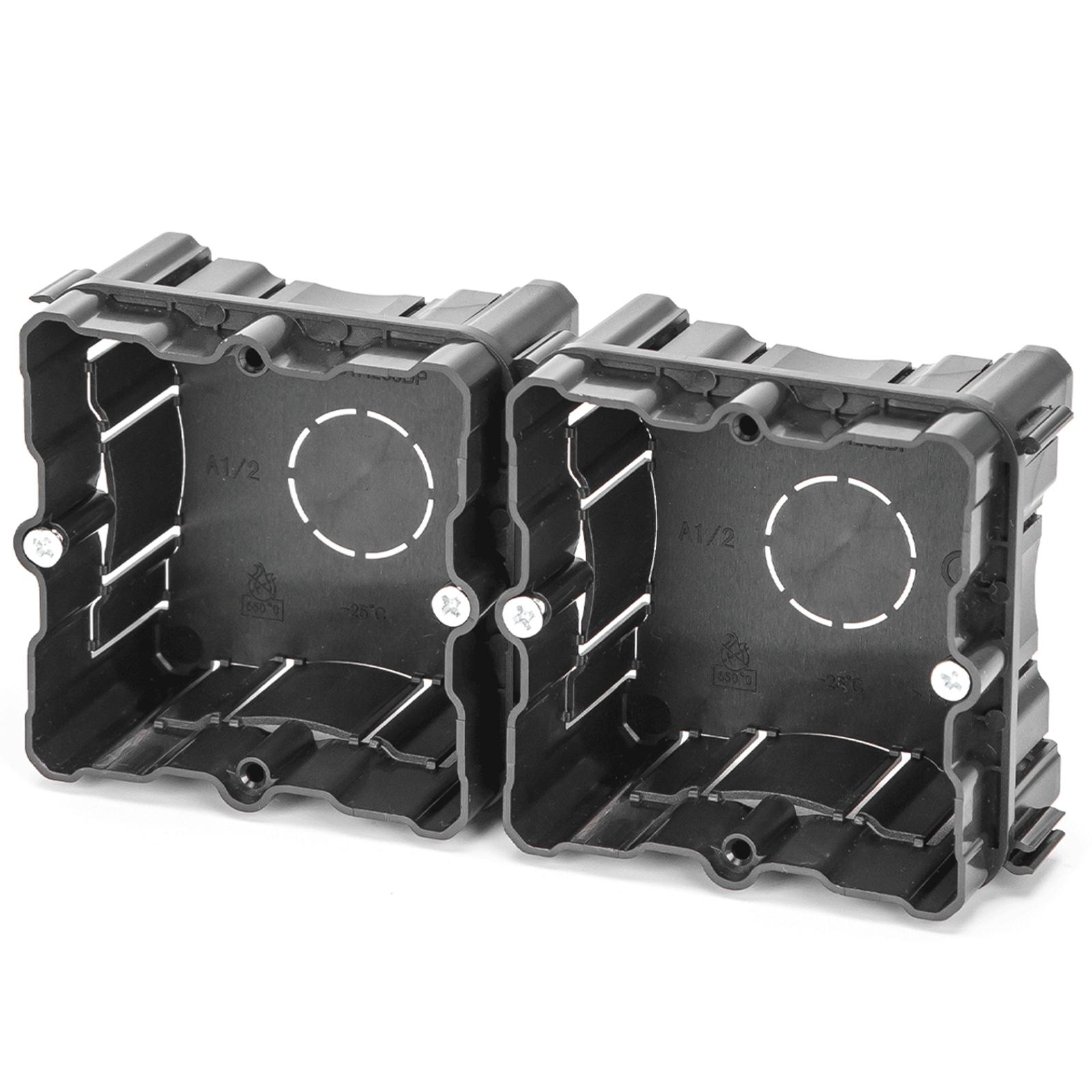 Junction Boxes L74.5*W70*H42mm IP30 Black