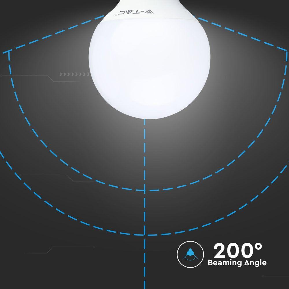 VT-1893 10W G95 THERMAL PLASTIC LED BULB 3000K E27