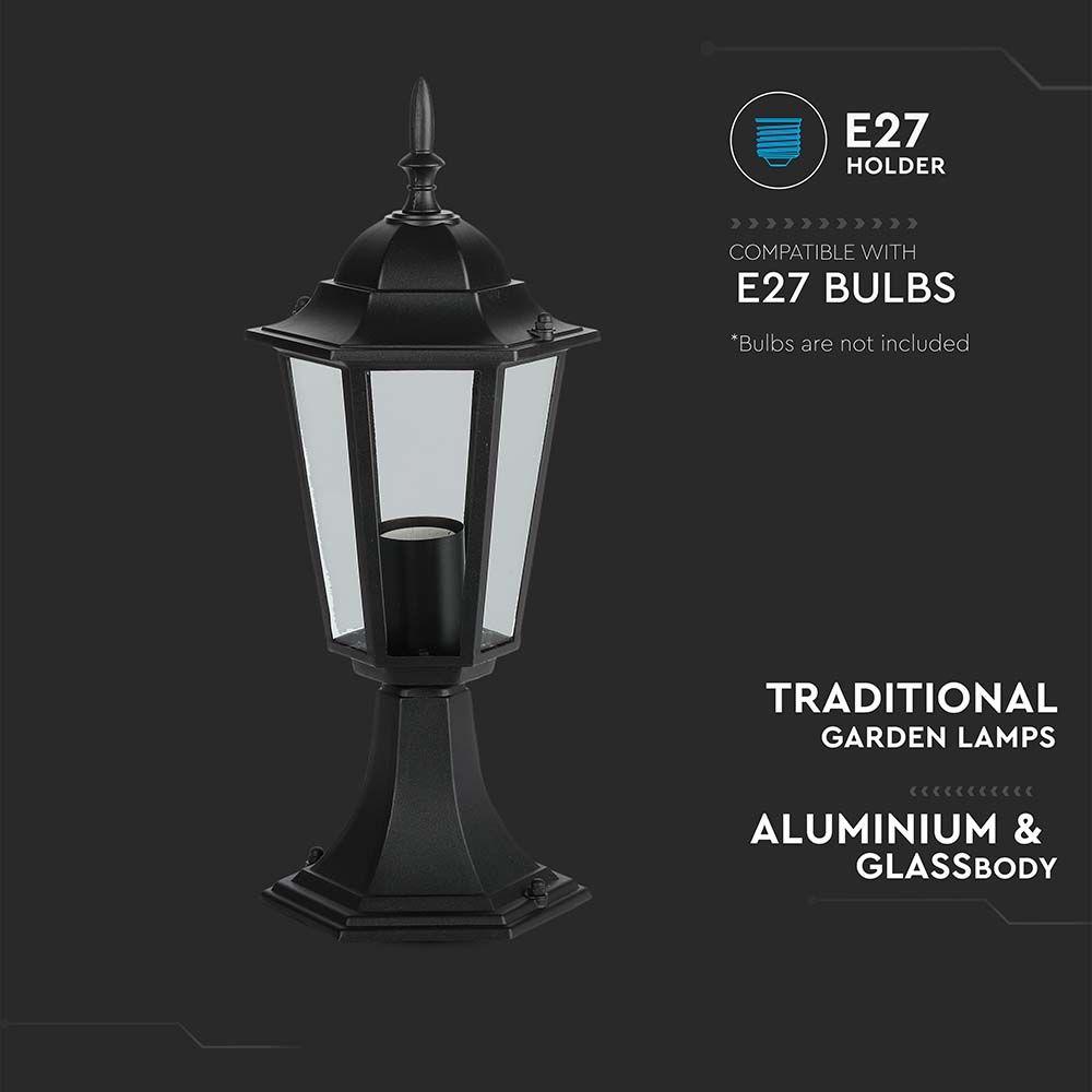 VT-753 E27 STANDLAMP- MATT BLACK