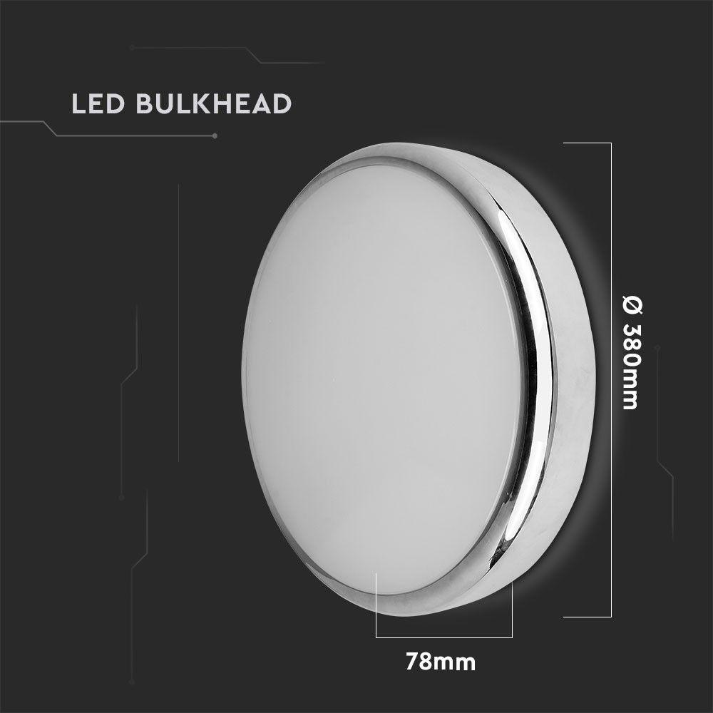 20W LED, Chip Samsung, Barwa:3w1, Chrom, IP65, VTAC, SKU 20097