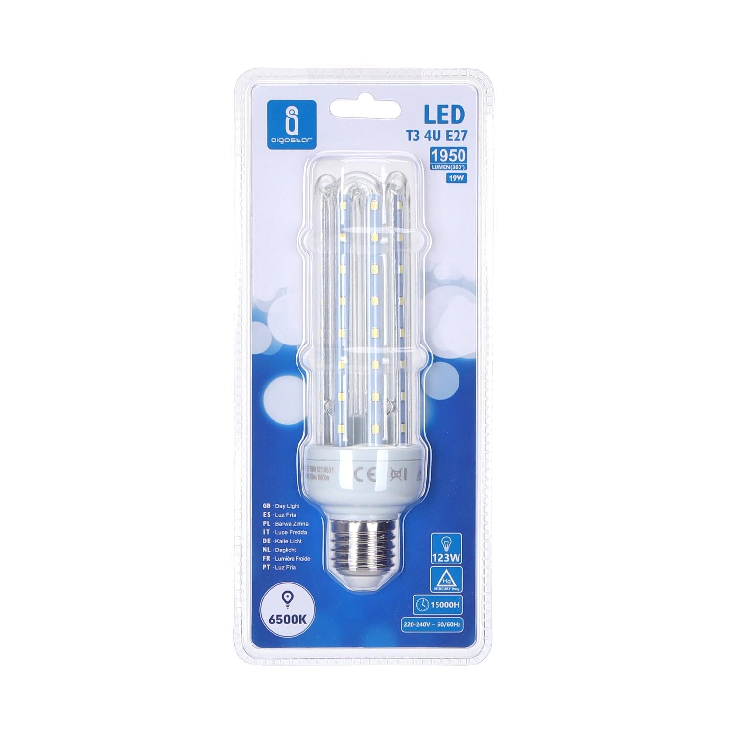 LED E27 19W U-tube