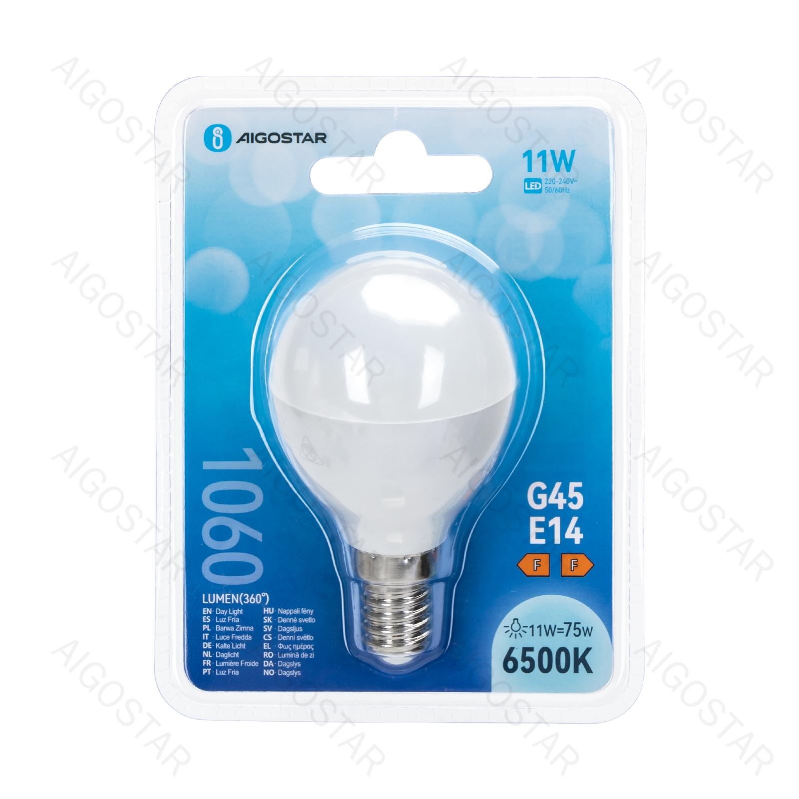 LED A5 G45 E14 11W 6500K