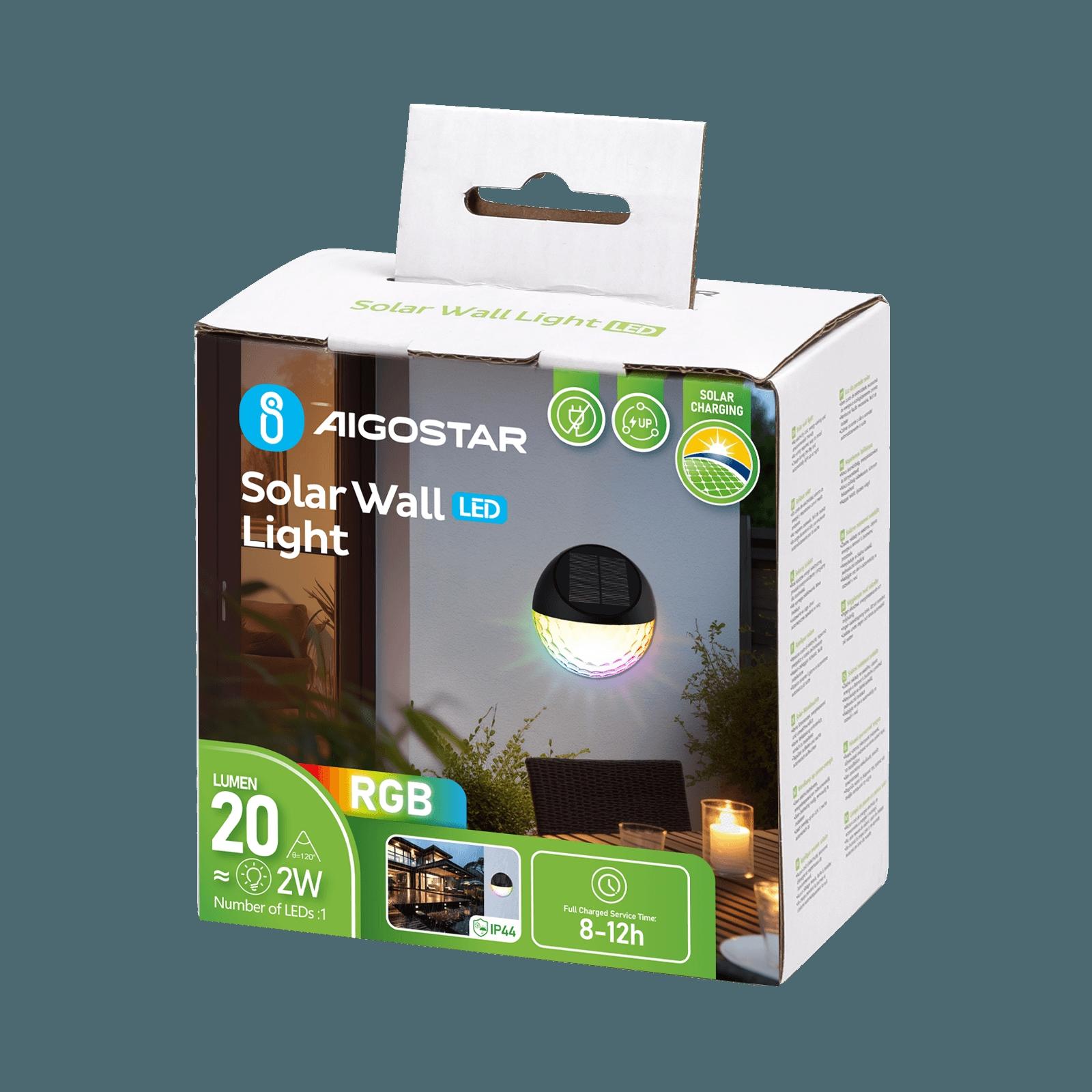 Solar wall lights 0.036W IP44