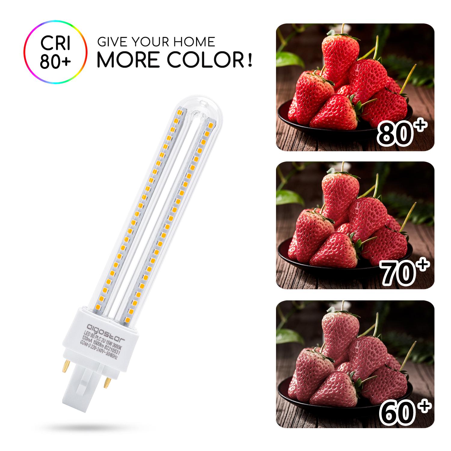 LED G24d-3 15W Double tubes