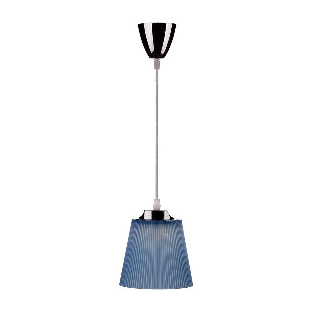 VT-1036 7W LED CEILING LAMP 4000K - CHROME BODY+BLUE SHADE