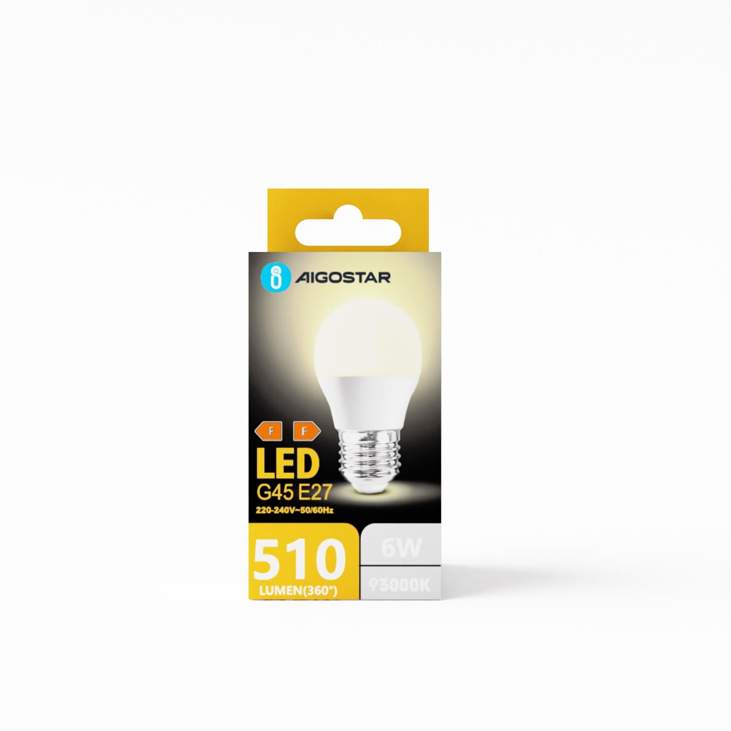 LED E27 G45 6W