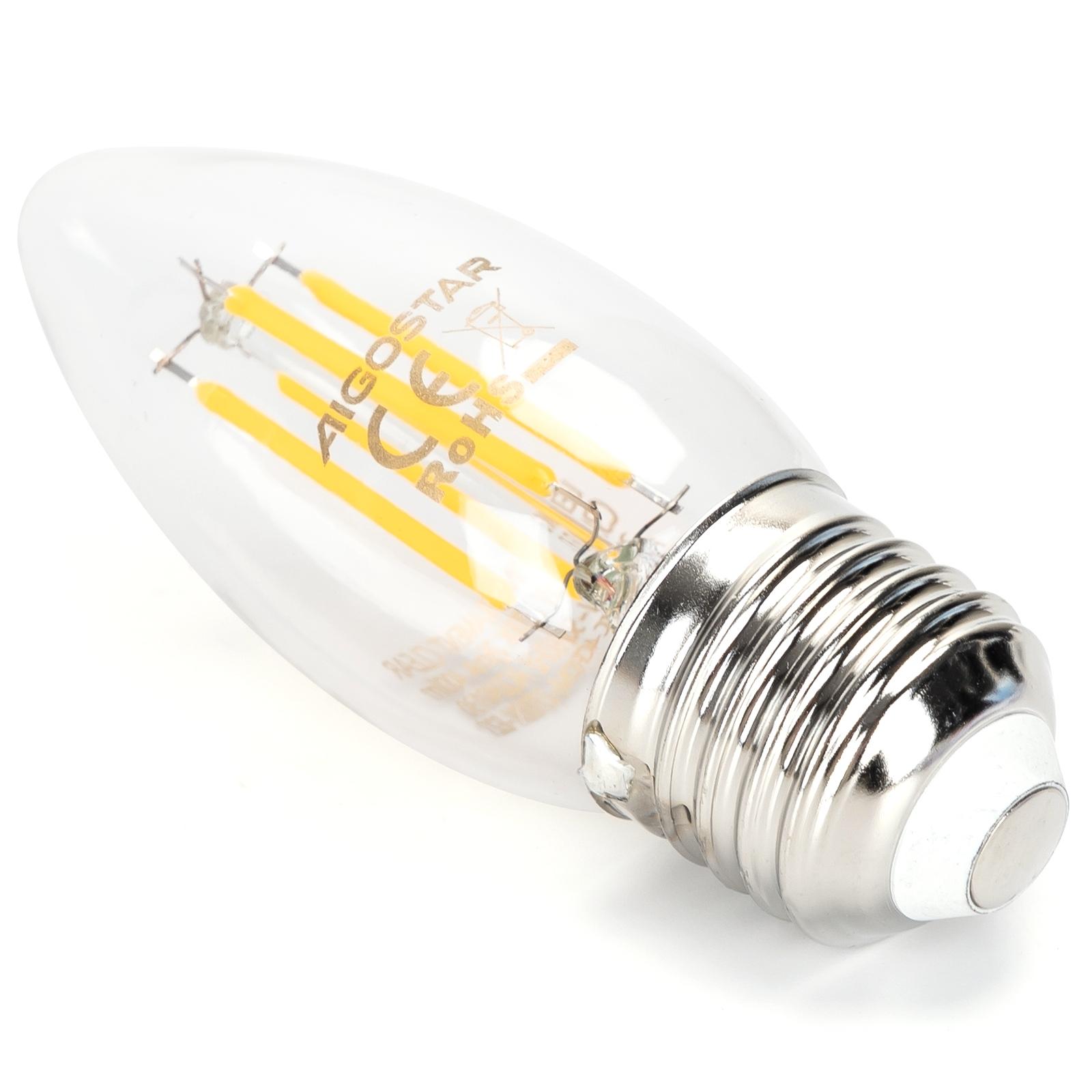 LED E27 C35 4W Barwa Ciepła