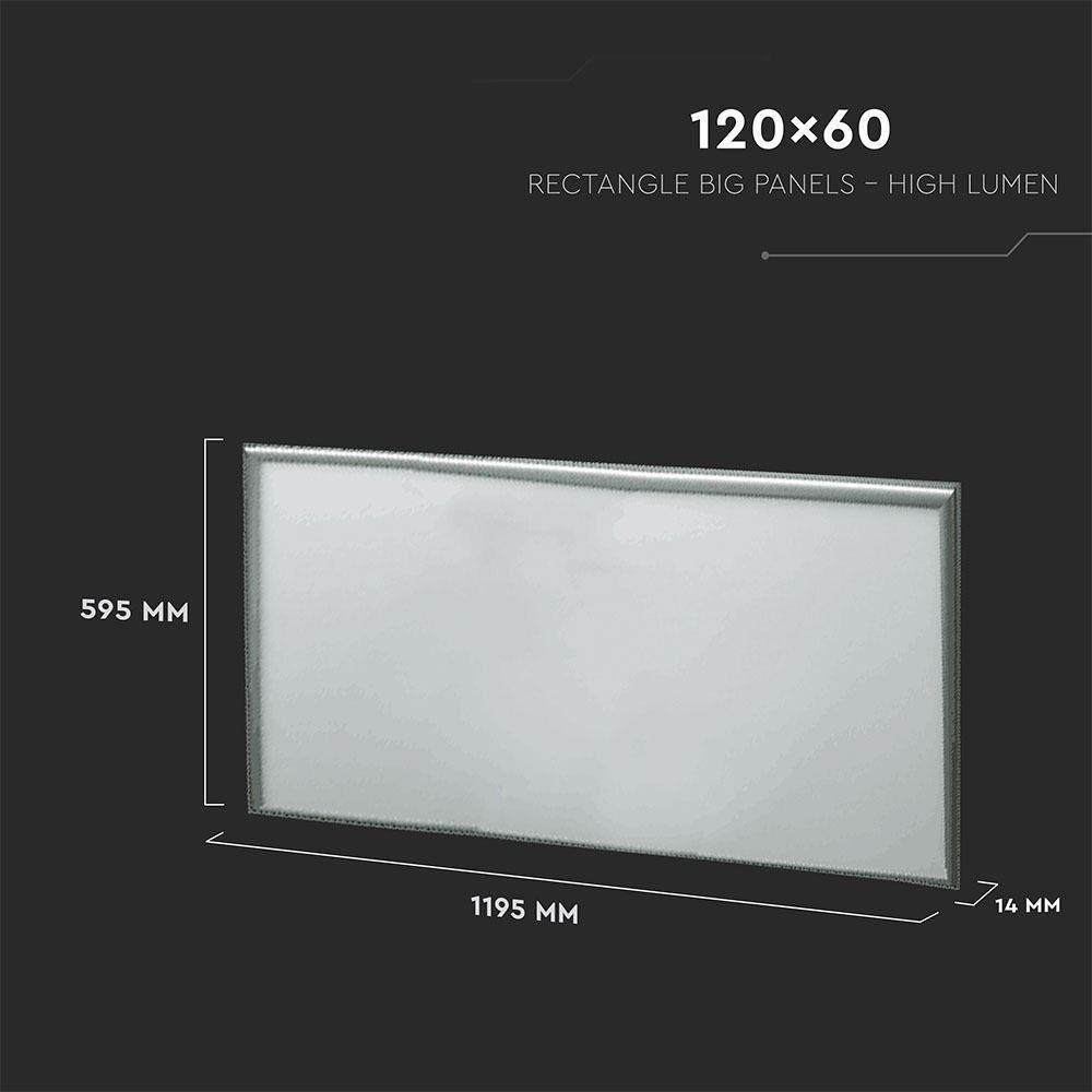 45W Panel LED -1200x600mm, Samsung, Barwa:4000K, 5 Lat gwarancji, Opakowanie: 2szt., VTAC, SKU 748