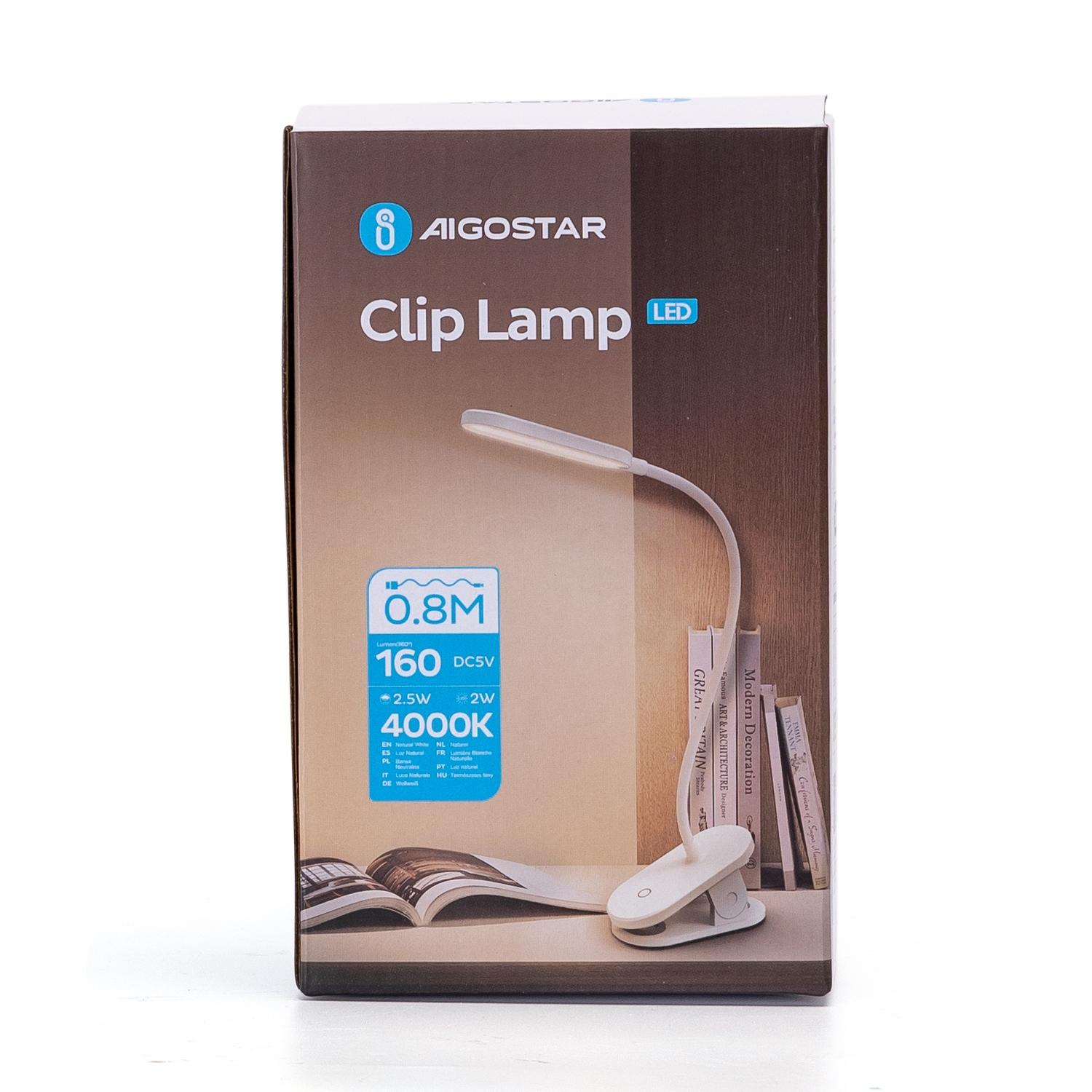 Lampa zaciskowa LED (z wtyczką) (2.5W,4000K)