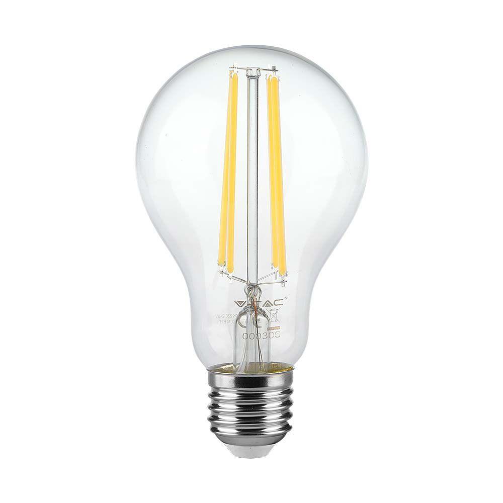 VT-2133 12W A60 LED FILAMENT BULB CLEAR COVER 3000K E27