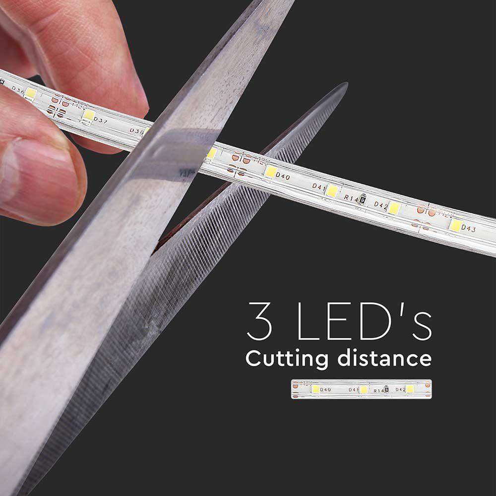 VT-3528 60 4.2W/M LED STRIP LIGHT COLORCODE:4500K IP65 (5M/ROLL)(PRICE PER M)