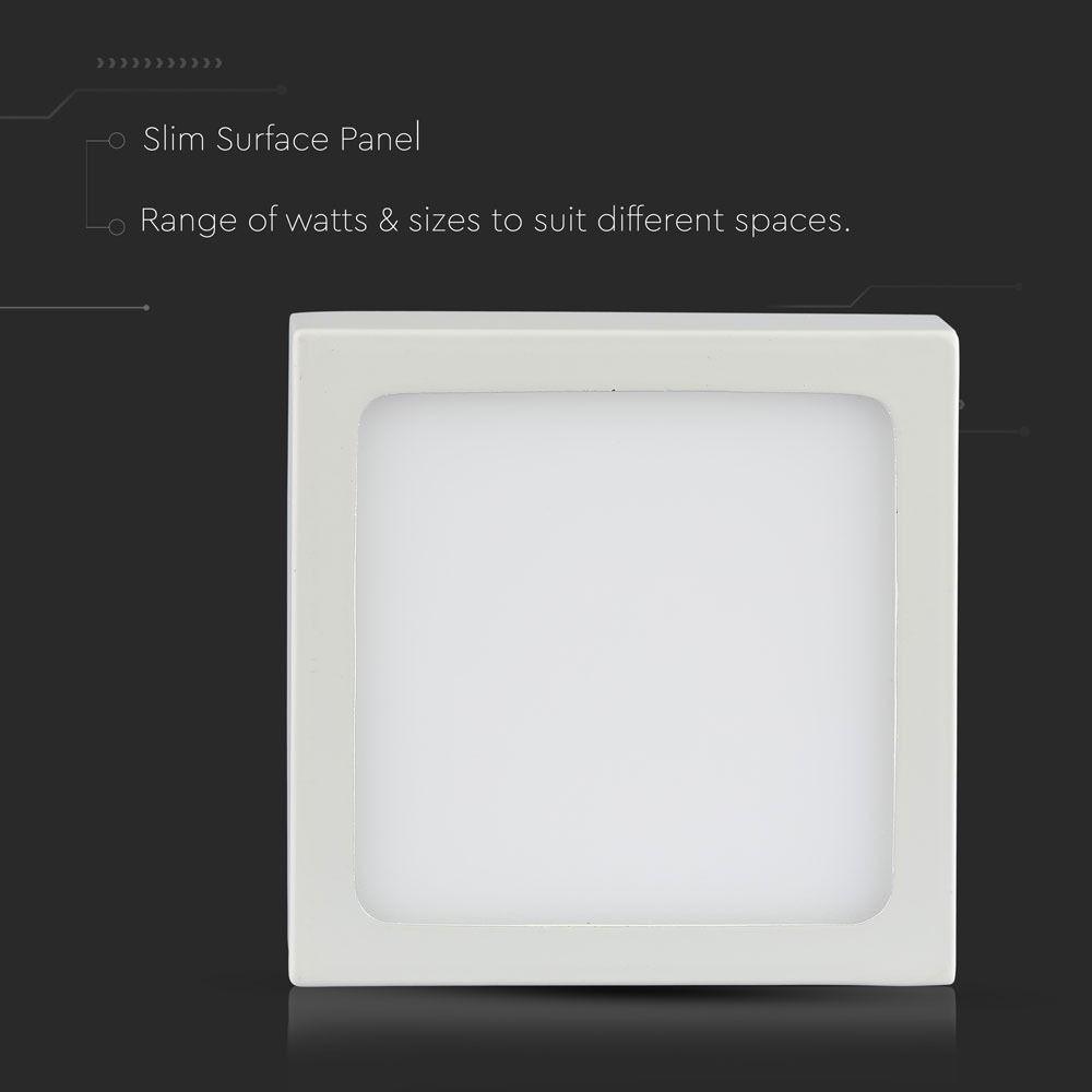 SQ 6W Panel LED, Barwa:6400K, Kwadratowa, VTAC, SKU 4909