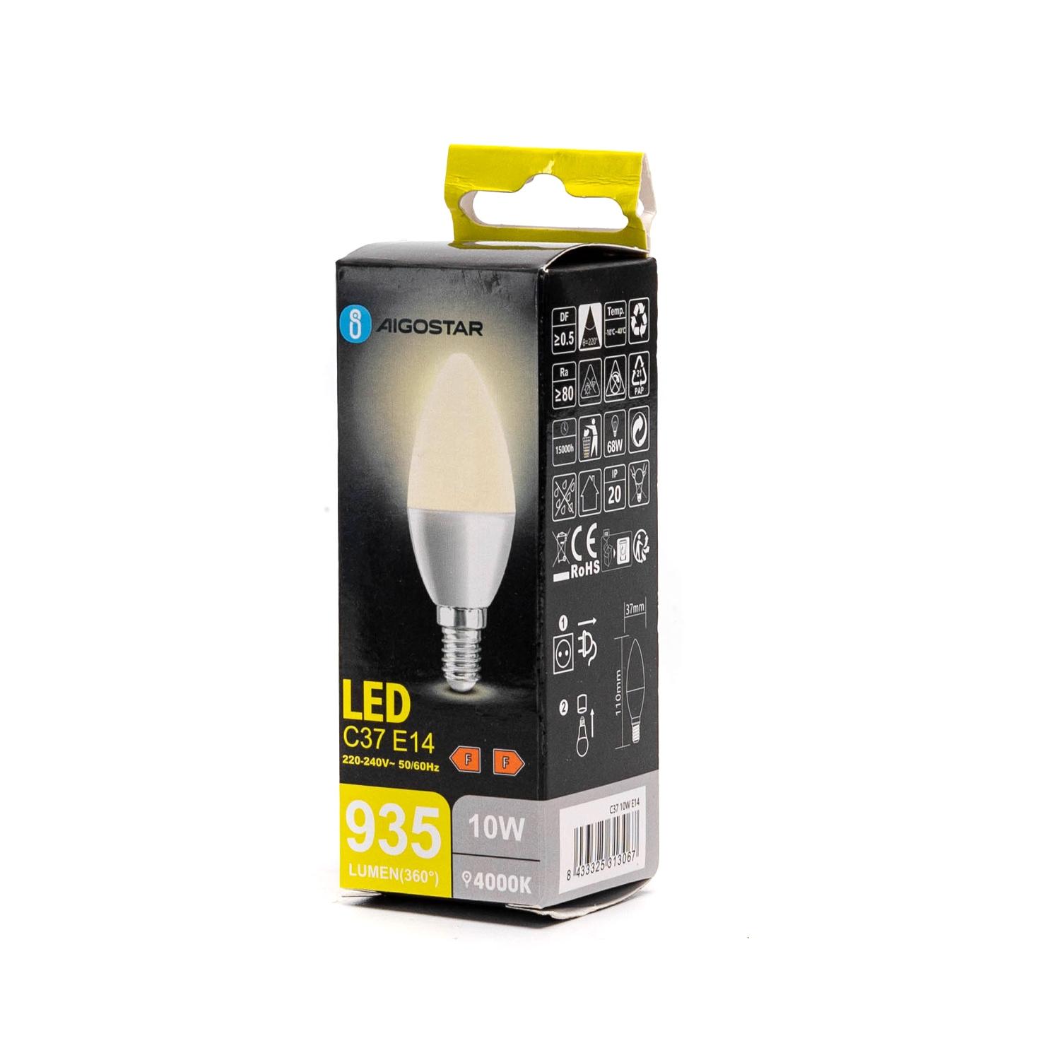 LED E14 C37 10W