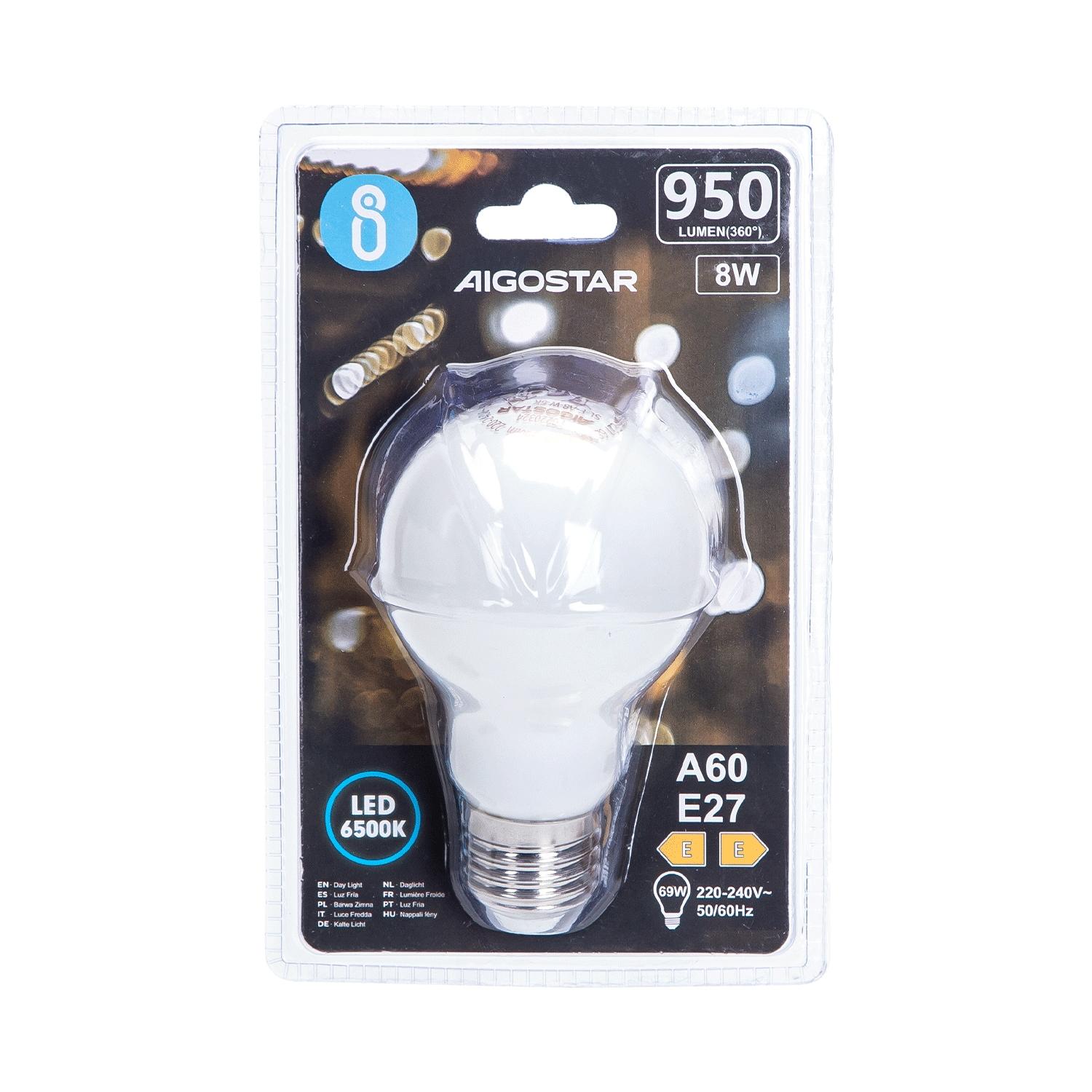 LED Filament Bulb (Milky White) A60 E27 8W