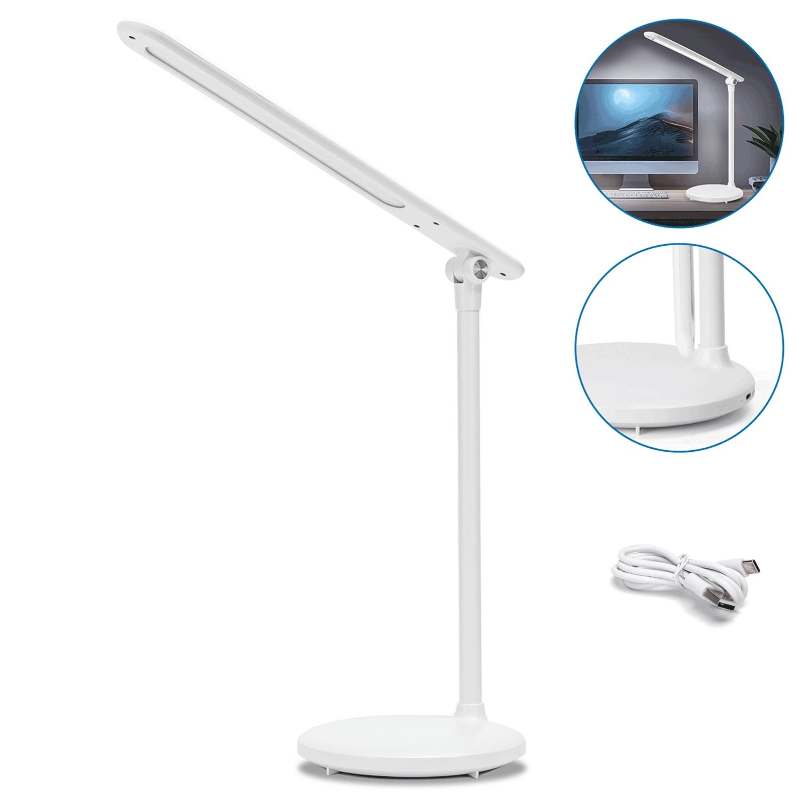 Multi-functional Desk Lamp Dimmable, CCT and Rechargeable