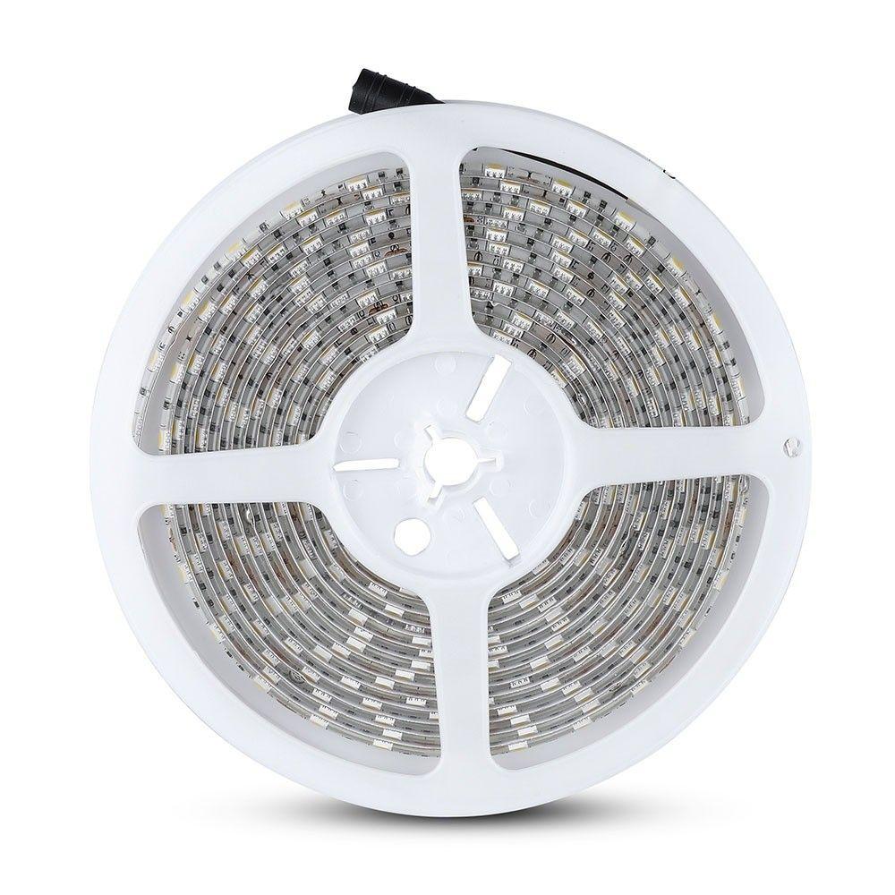 10.8W Taśma LED, Barwa: RGB, IP65 , Rolka:5m, VTAC, SKU 2155