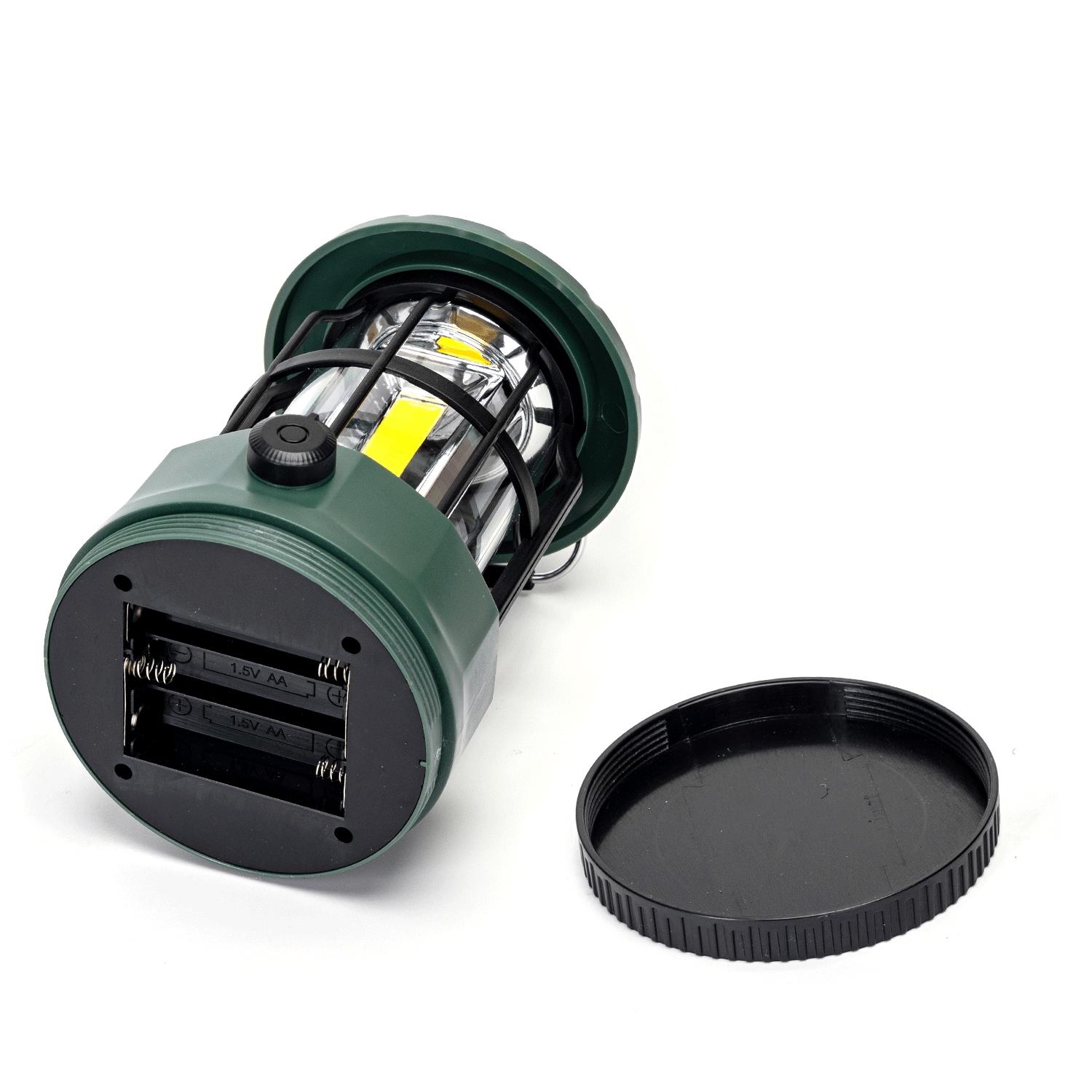 Camping lantern dimmable with knob 3AA batteries