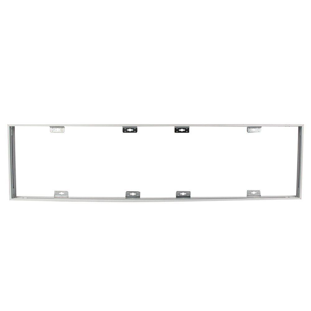 ALUMINUM FRAME 1200X300MM WITH SCREWS FIXED DIY - WHITE