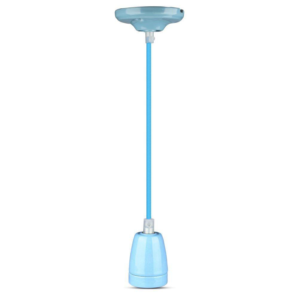 VT-7998 HIGH FREQUENCY PORCELAIN LAMP E27 HOLDER-BLUE