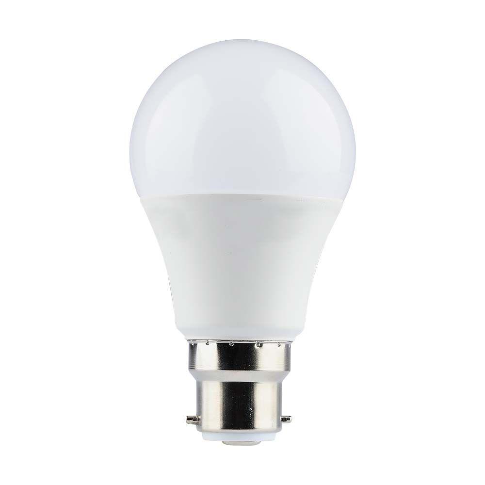 8.5W A58 Żarówka LED, Chip SAMSUNG, Barwa:6500K, Trzonek:B22, VTAC, SKU 21851