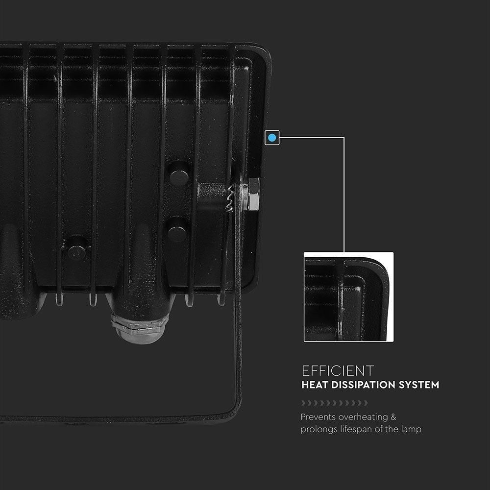 VT-4011 10W SMD FLOODLIGHTS 3000K BLACK BODY