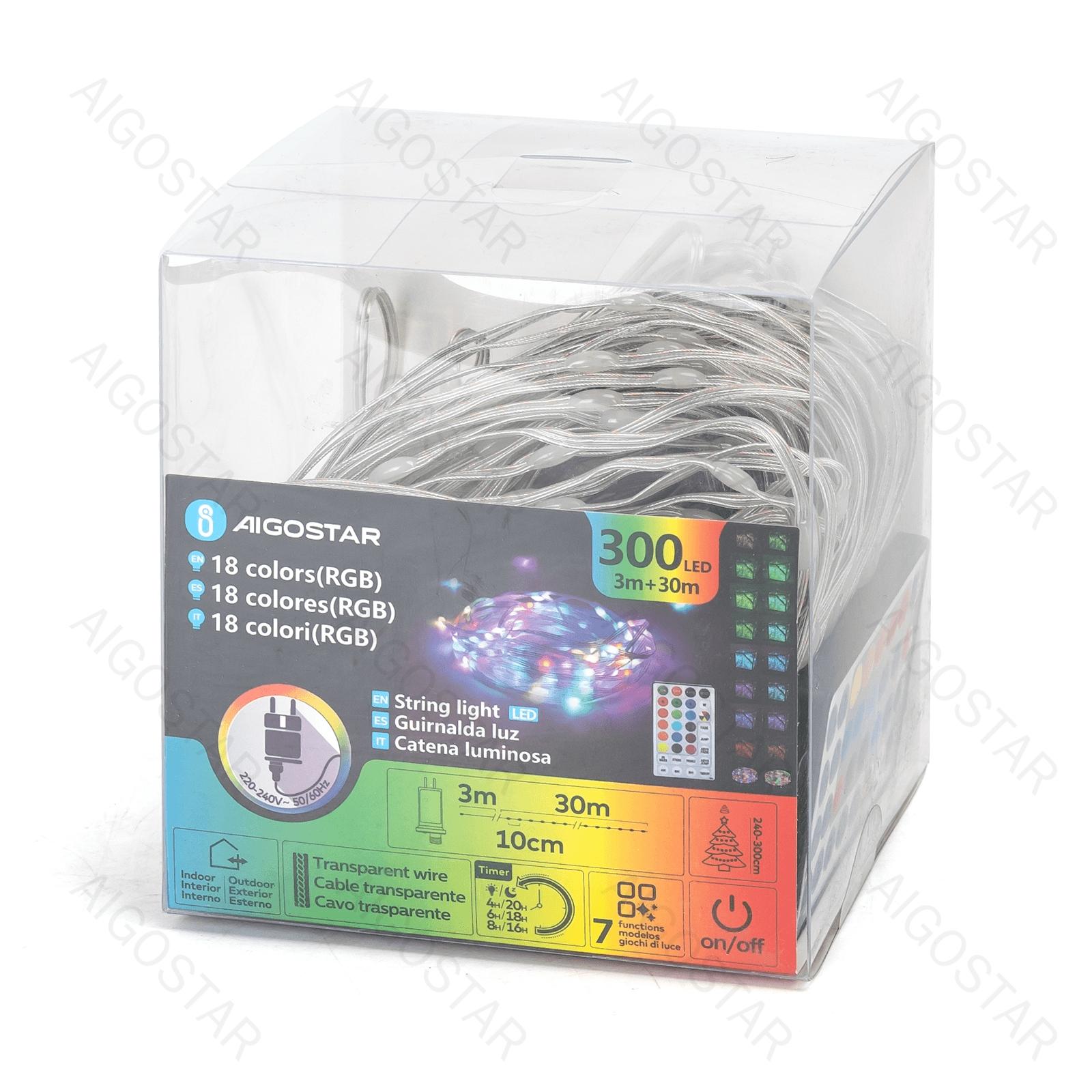 Niskonapięciowa taśma świetlna (PVC i miedź), RGB, 30m