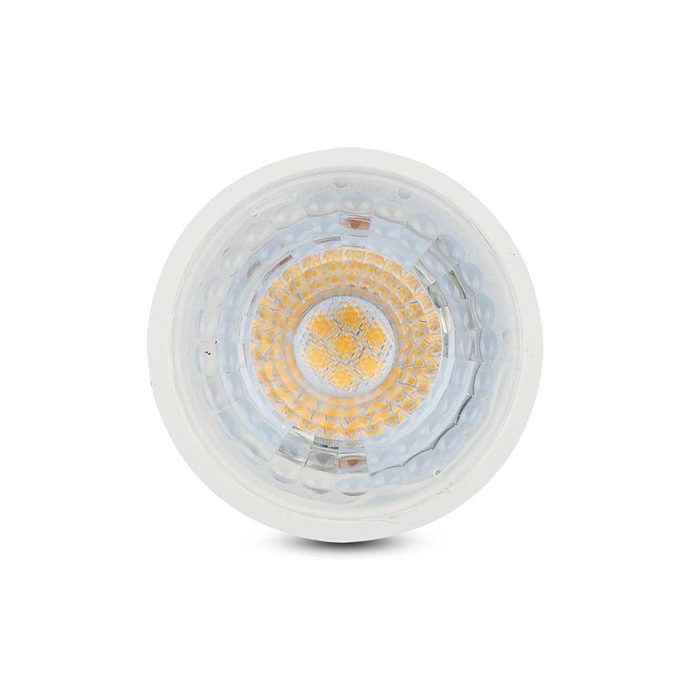 6W GU10 Żarówka LED, Chip SAMSUNG, Barwa:6500K, Kąt 38', Ściemniana, Trzonek:GU10, VTAC, SKU 21197