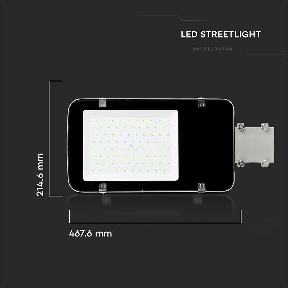 VT-50ST 50W LED STREETLIGHT SAMSUNG CHIP 4000K GREY BODY (120LM/W)