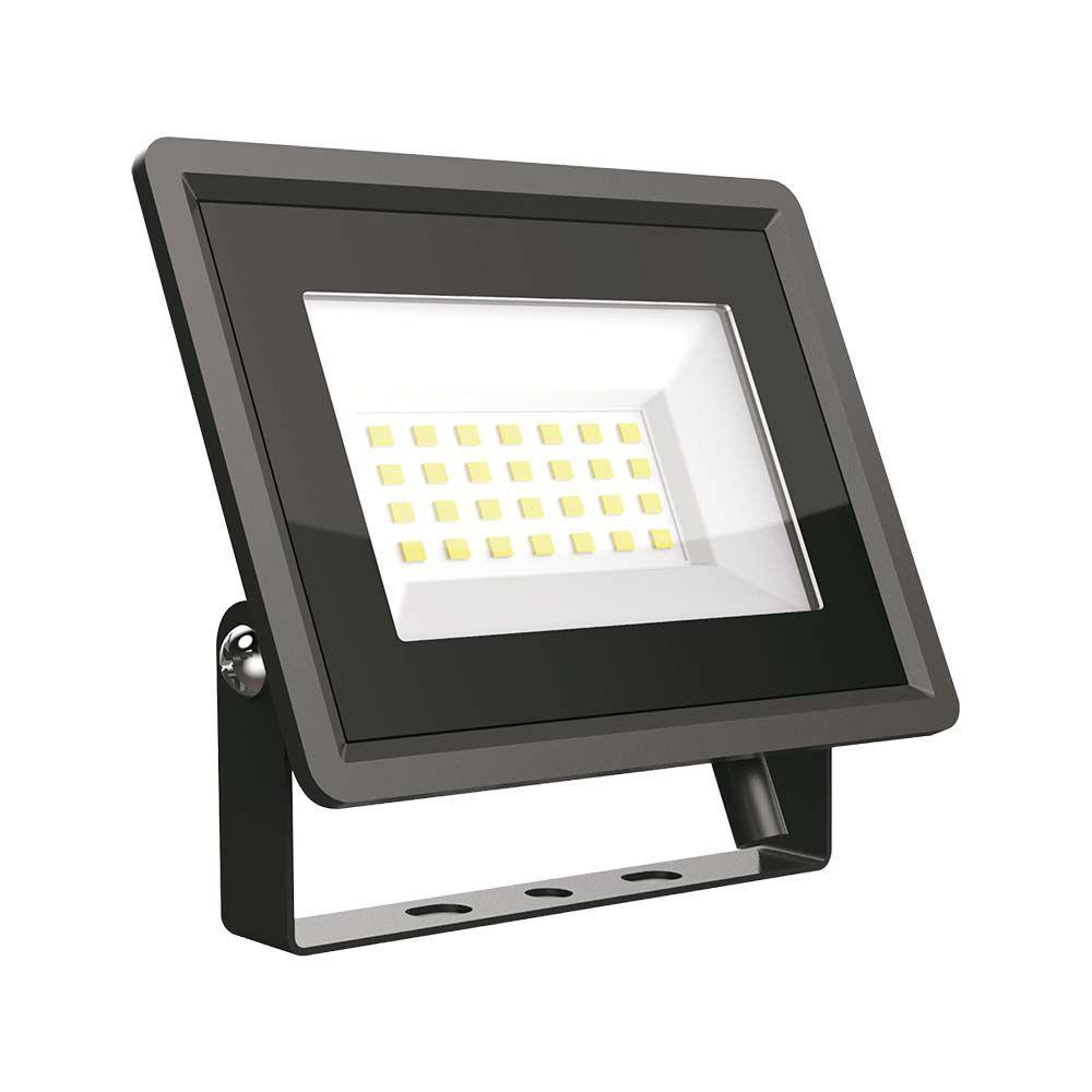 20W Naświetlacz LED, Seria: F-Class, Barwa:4000K, Obudowa: Czarna, VTAC, SKU 6738